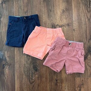 Tommy Hilfiger, Carters, etc Bundle of toddler boy shorts 2t